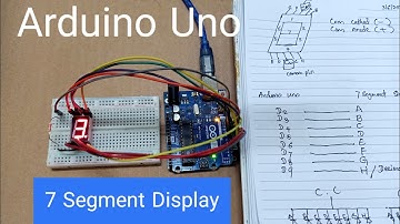 7segment display with Arduino