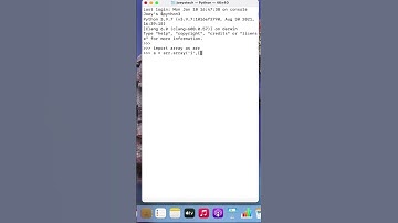 Python short video | Declaring, initialising and printing array in Python #shorts