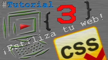Tutorial #3 CSS y HTML - Crear archivos CSS y enlazarlos con HTML