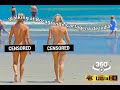 Walking at Bocagrande searching a nude beach in Cartagena de Indias Chill Music in #video360 #VR #4K