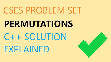 CSES Permutations | C++ solution | simple constructive problem