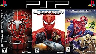 All SpiderMan Games on PSP