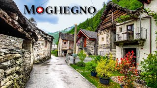 Красивая деревня в Южной Швейцарии (Тичино) 🇨🇭 Могеньо Швейцария 4K