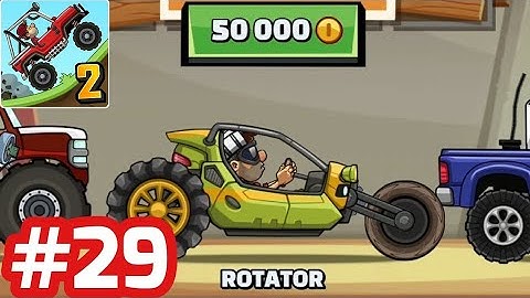 Hill Climb Racing 2 - Gameplay Walkthrough - Part 29 Unlock Rotator (iOS/Android)