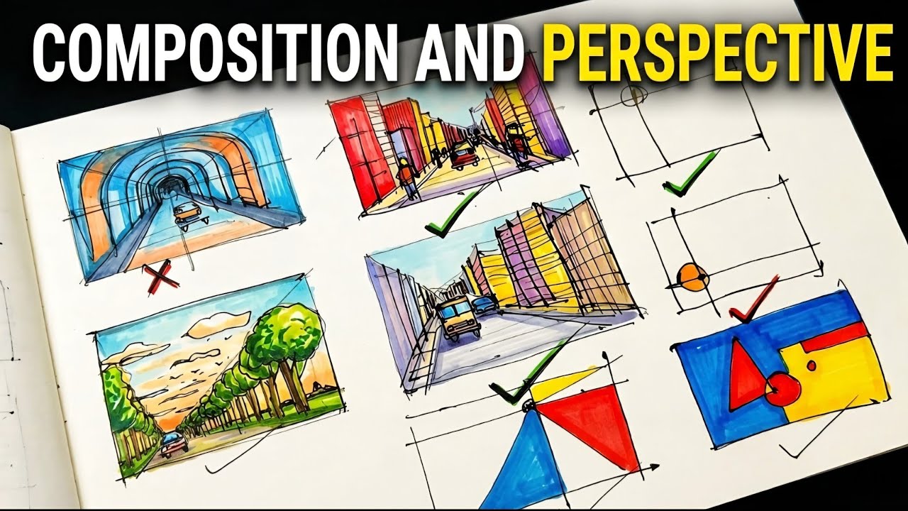 Master Perspective & Composition in Drawing | Beginner to Advanced ...