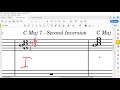Second inversion seventh chord