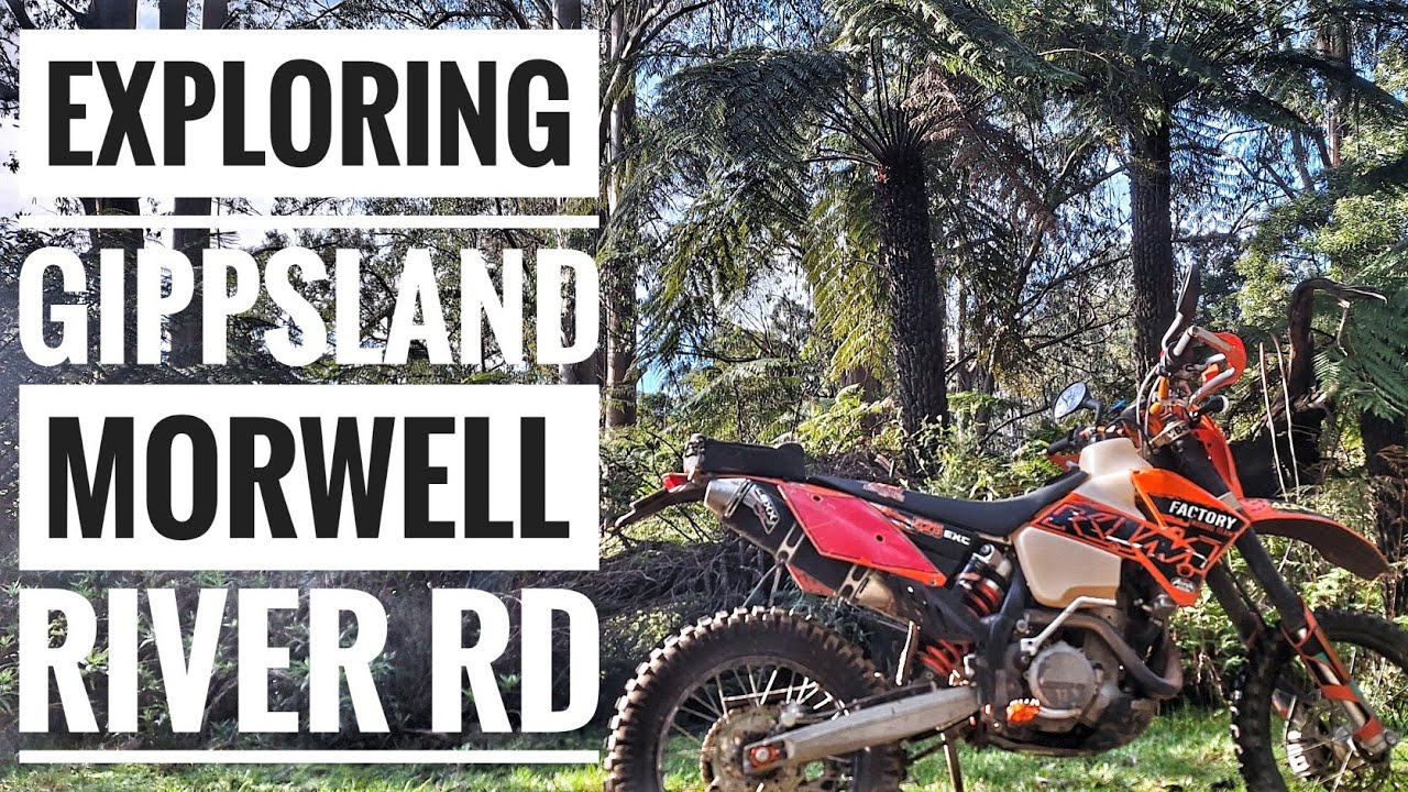 KTM 525exc Adventures - Morwell River Rd #ktm #offroad  #motovlog #motorcycle #dirtbike 