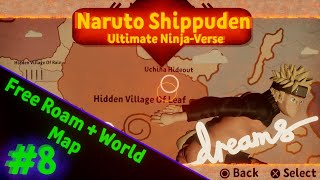 Creating a NARUTO Game #8 | Completing The World Map Mechanics | [Dreams PS4]