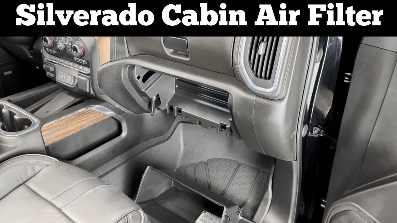 How To Replace 2019 - 2022 Chevy Silverado Cabin Air filter - Chevrolet