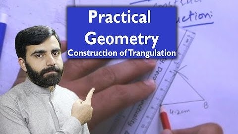 PTB, Class 9th Maths, Practical Geometry, Chapter#17, Ex#17.1 Q1(iii) Construction of triangle, Fedr