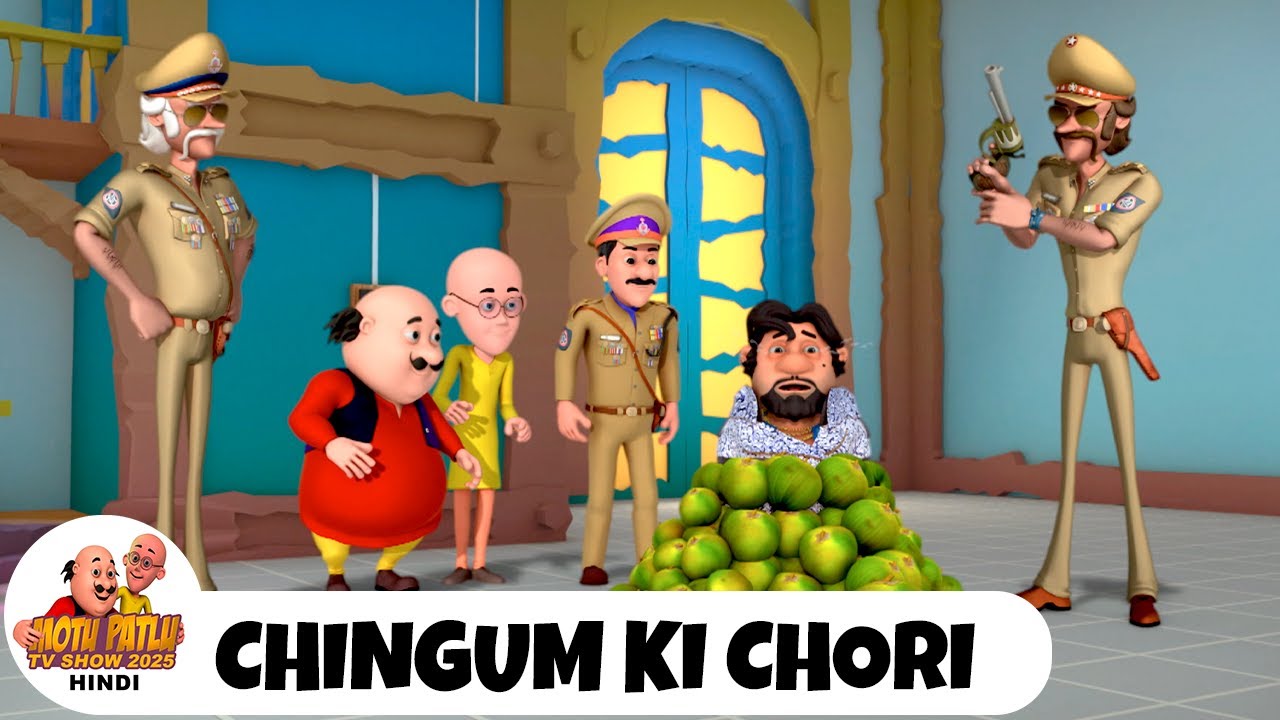 Chingum Ki Chori | चिंगम की चोरी | मोटू पतलू Ep 328 | Motu Patlu Tv Show 2025 Hindi