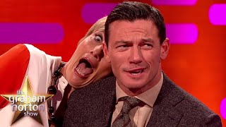 Luke Evans and Emma Thompson's Red Carpet Poses - The Graham Norton Show