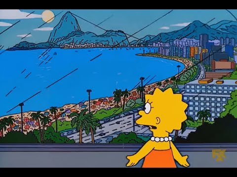 THE SIMPSONS -The Simpsons Travel To Brazil !