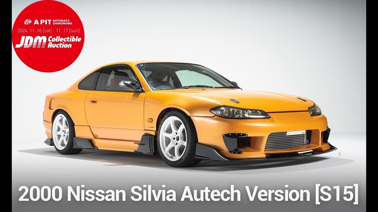 【JDM AUCTION】2000 Nissan Silvia Autech Version [S15]