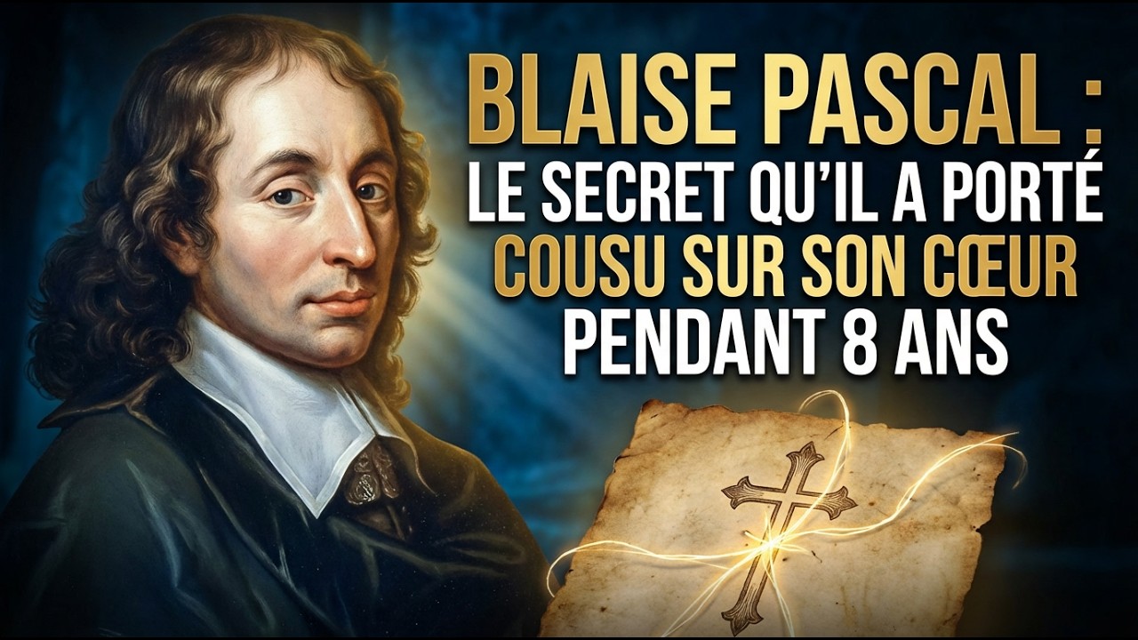 BLAISE PASCAL : LE SECRET QU'IL A PORTÉ COUSU SUR SON CŒUR PENDANT 8 ANS