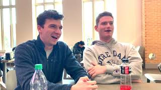 SENIOR SIT-DOWNS with Campus Dining — Jake and Tom