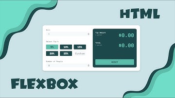 Tip Calculator App Part One HTML/CSS - Frontend Mentor