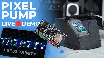 Pixel Pump Live PCB Assembly Demo - Building the ESP32 Trinity LED Matrix Driver