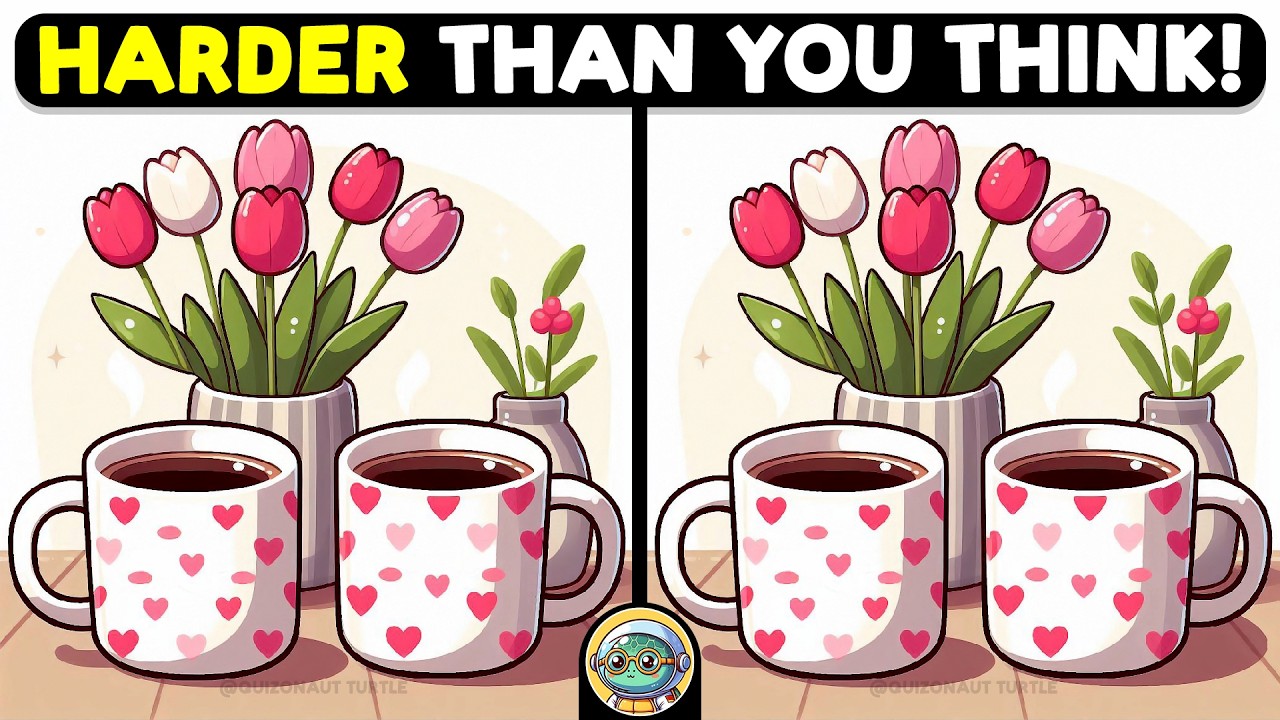 🐢🧩 Spot The Difference | Mind-Bending Challenges 🧩🐢 | Quizonaut Turtle