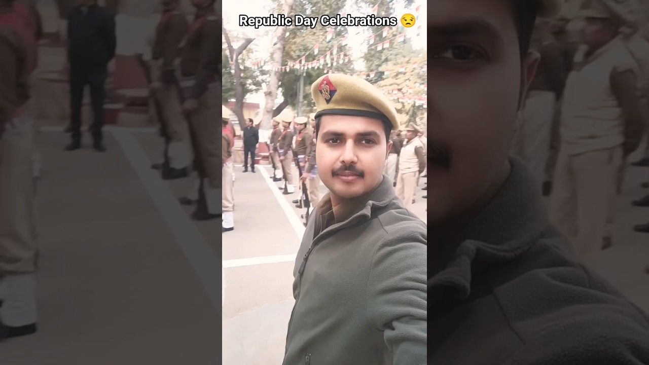 Republic day celebrations at Central Jail Agra🇮🇳#republicday#police#upsi #motivation