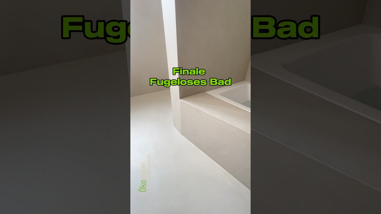 Finale! Das komplette fugenlose Bad enthüllt! 