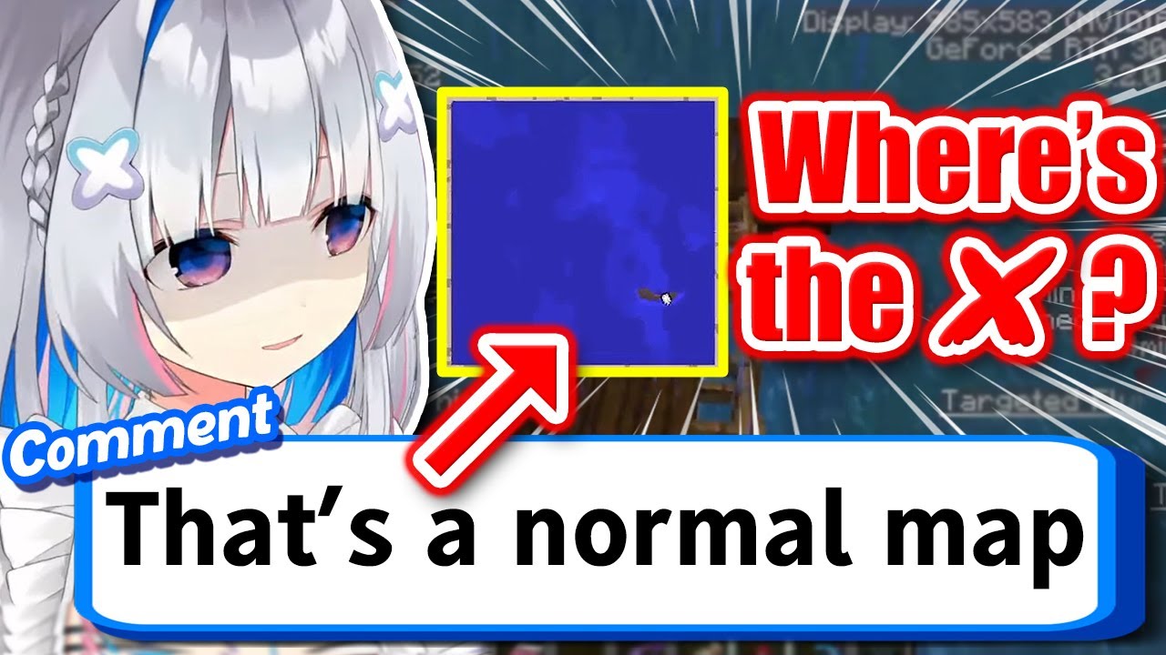 Kanata THE CUTE PIRATE found a TREASURE MAP but it didn't go well - Minecraft 【ENG Sub Hololive】