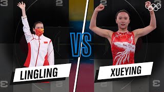 Liu Lingling 🆚 Zhu Xueying - Women's Trampoline Tokyo 2020 | Head-to-head by Olympics 23,776 views 2 weeks ago 3 minutes, 19 seconds