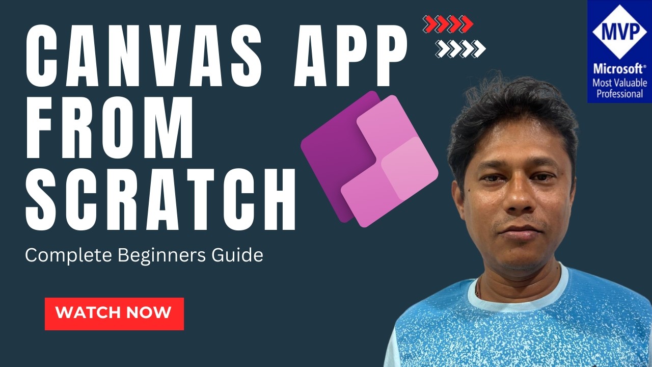 Build Your First Power Apps Canvas App from Scratch | Beginner Tutorial ...