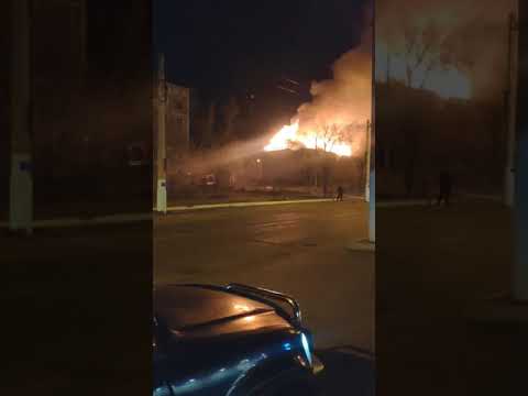 Пожар в бараке