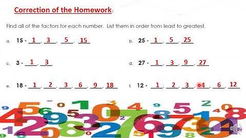 Divisors of a Natural Number -   session 2