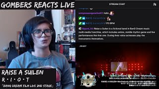 First Time Reaction | RAISE A SUILEN「R･I･O･T」| Gombers Reacts Live