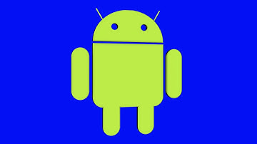 Android Green Blue Screen Logo Loop Chroma Animation