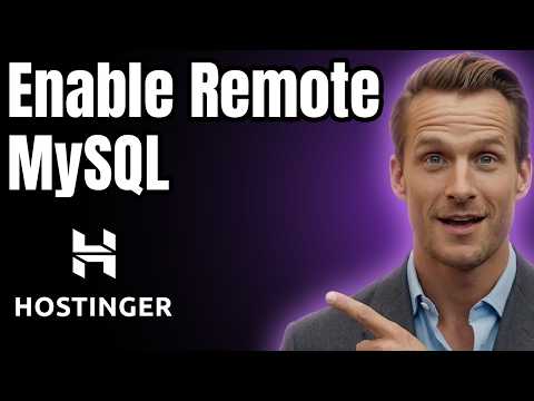 How To Enable Remote MySQL in Hostinger 2026