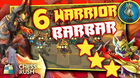Combo BARBAR!! 6 Warrior+Warlock Strategy dan Gameplay | Chess Rush Indonesia