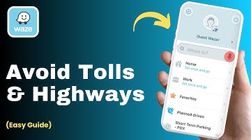 How To Avoid Tolls Or Highways In Waze !