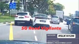 16may2024 lane change accident btw phv #SLK1412M toyota prius \u0026 #SLN8419H nissan qashqai