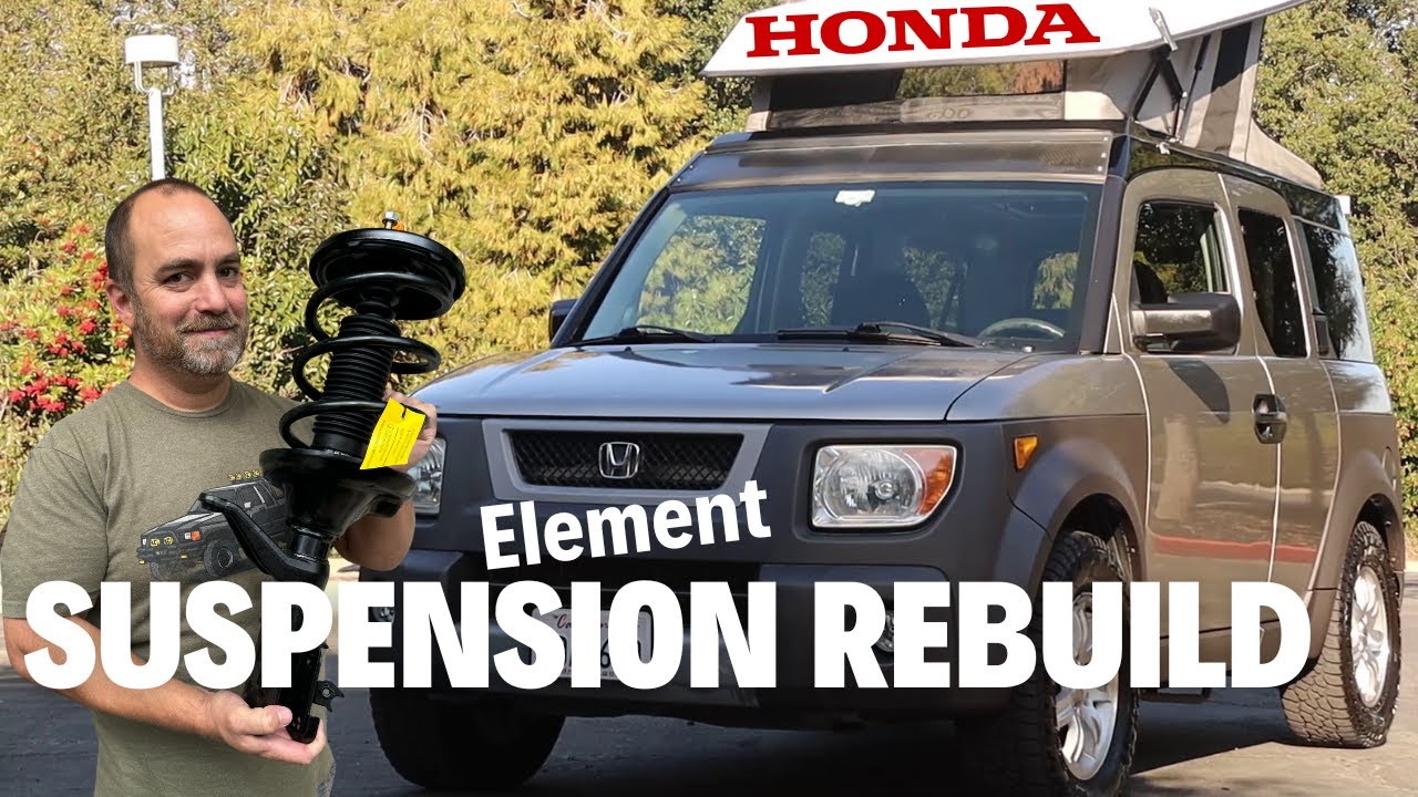 Front Suspension rebuild Honda Element project season 2 YouTube