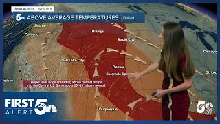Temperatures are 15 to 20 degrees above normal and that's not changing anytime soon
