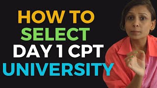 Which Day 1 CPT University To Join?- Selecting The Right Day 1 CPT University