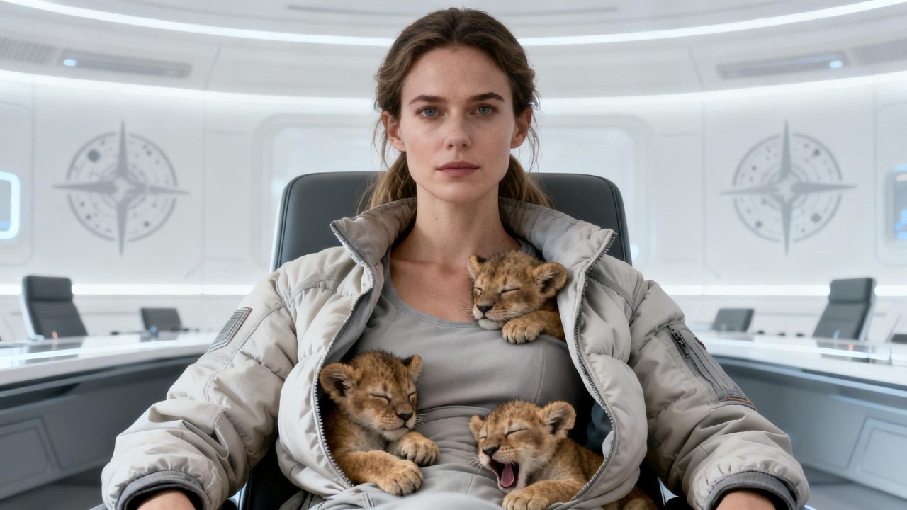 Детёныши хищника пробрались к ней под куртку — она не двигалась, чтобы они могли поспать | HFY