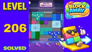 Block Away – Level 206 | Walkthrough Fast & Clean Solution