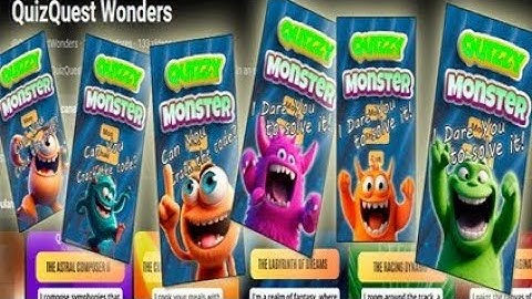 Crack the Code: A Mind-Bending Riddle Challenge! 🔍😱 Quizzy Monster Video 1 #QuizzyMonster
