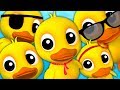 fünf kleine Enten | Enten reime | deutsche Reime | Kinderreime | Five Little Ducks | Kids Rhymes