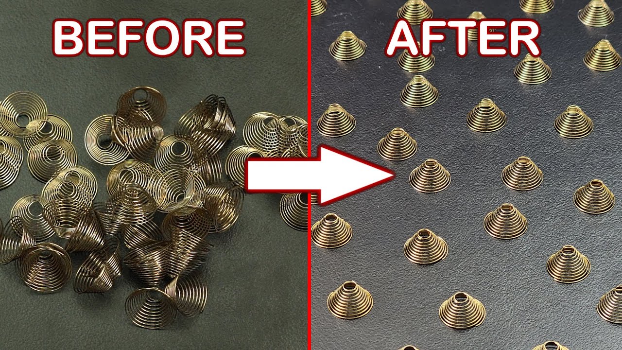 How to Separate Tangled Topre Conical Springs - YouTube