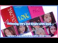 Unboxing IVE 2nd Single Album Love Dive ✰ Version 1,2,3 & All 6 Jewel Case Versions