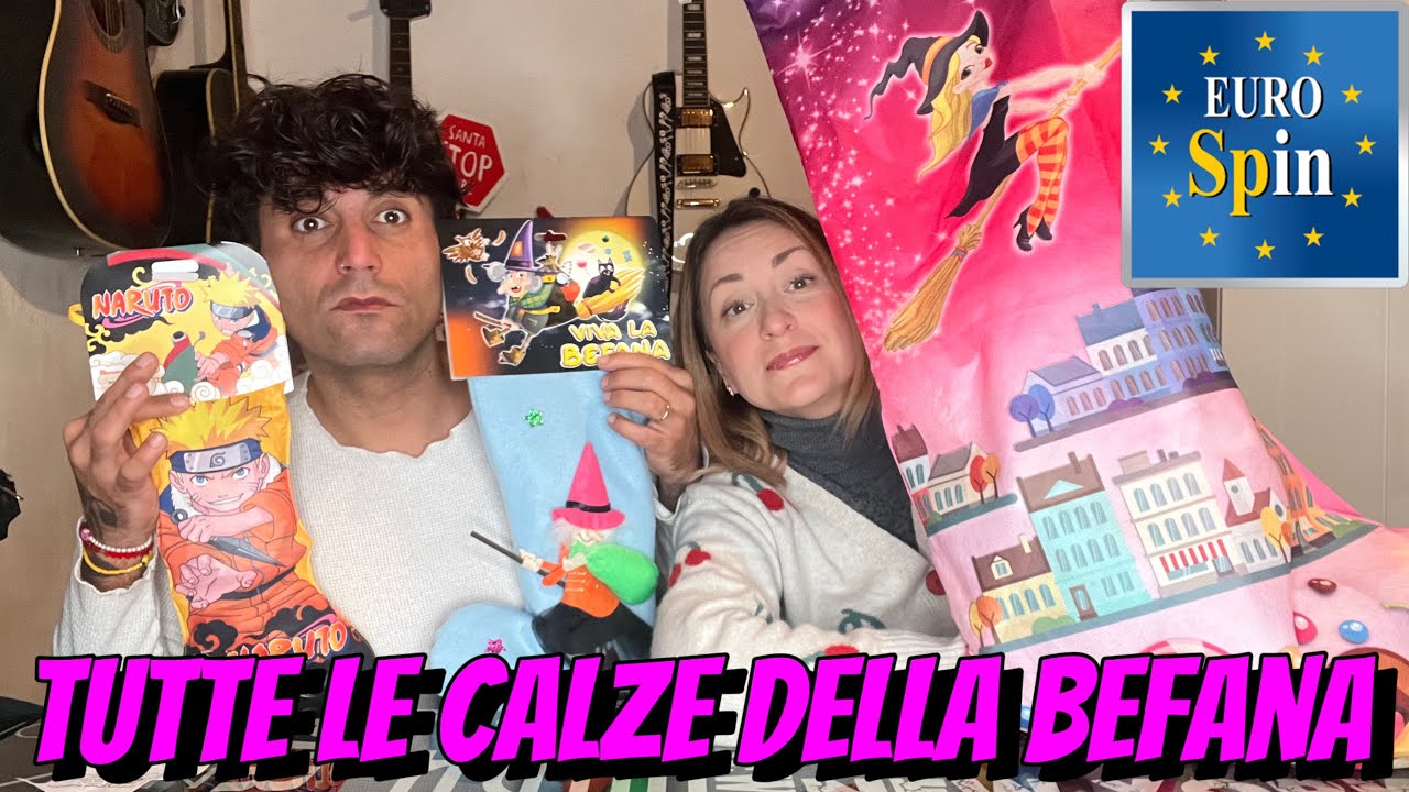 Apriamo tutte le calze della BEFANA di EUROSPIN -anche quella GIGANTE-