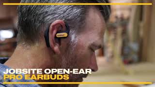 DEWALT Open Ear Headphones Release | 44Hrs Battery, Bluetooth 5.3, Jobsite-Safe Wireless Earbuds screenshot 4