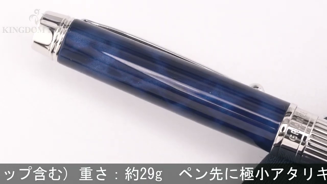 PILOT パイロット 万年筆 グランセ ロジウムコンビ ブラック&ブルー