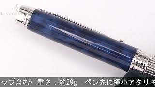 PILOT パイロット 万年筆 グランセ ロジウムコンビ ブラック&ブルー