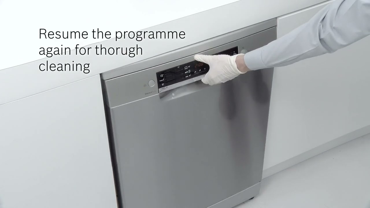 How to descale a Bosch dishwasher - YouTube